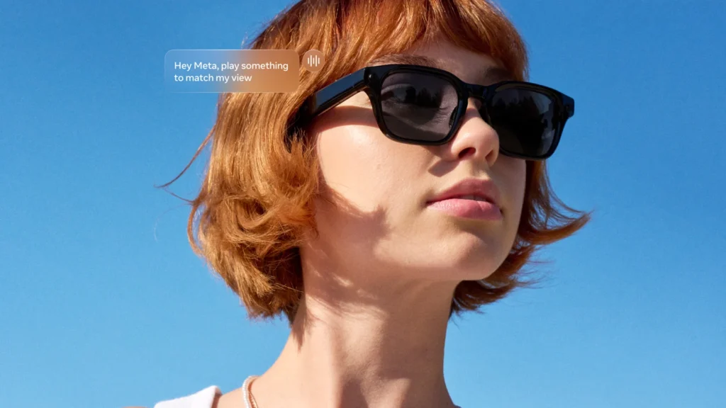 Gafas Meta Glasses en uso al aire libre
